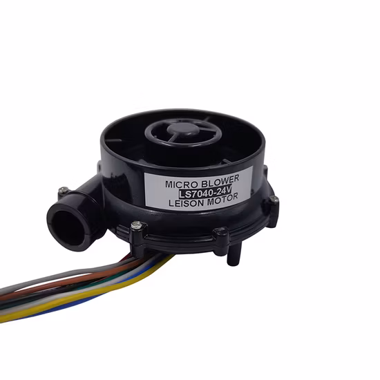 70mm Mini Centrifugal DC Brushless Blower Silent Noise 12V 24V 7.5kpa 38000rpm
