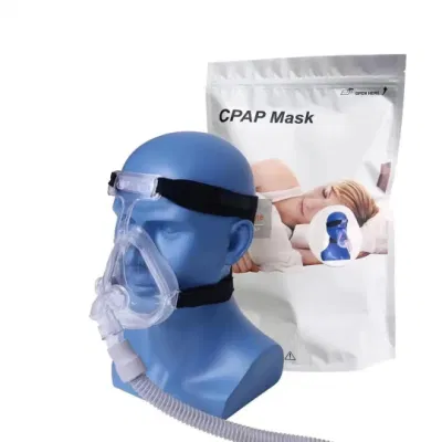 Hospital & Home Use Full Face Auto CPAP Bipap Mask with Soft Headgear China Manufacturer